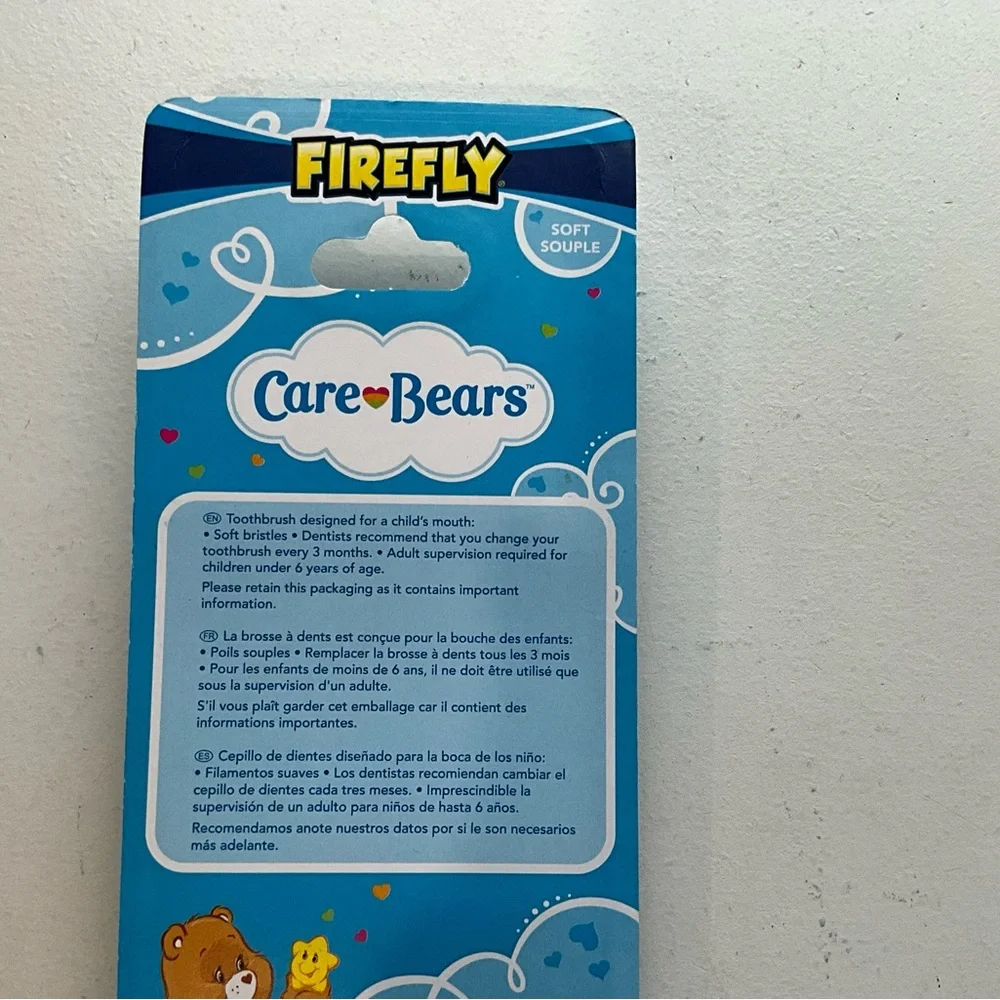 2014 Firefly NOS Care Bear Pack of 3 Toothbrushes Soft Bristles